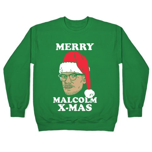 Malcolm X-Mas Crewneck Sweatshirt